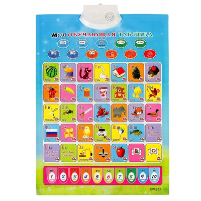 Обучающий электронный плакат «Моя обучающая таблица»