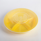 Менажница с крышкой, d=23 см, 4 секции, цвет микс - Фото 5