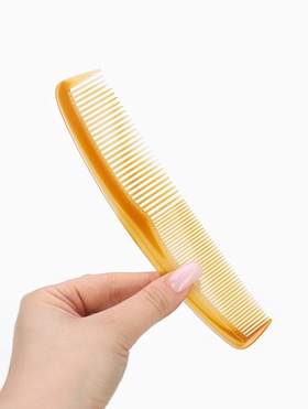 Расчёска комбинированная, 20?4(±1) см, цвет янтарный (комплект 3 шт)