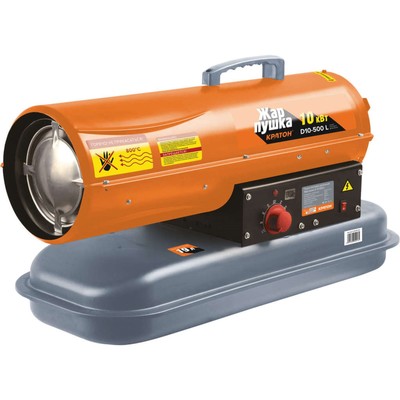 Тепловая пушка Кратон Жар-пушка d=10-500 L, 10 кВт, 450 м3/час, дизельная