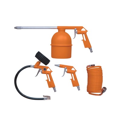 Набор пневмоинструментов «Кратон» ATS-02, 4 пр, 3.8 атм, 120 л/мин, 1.4"