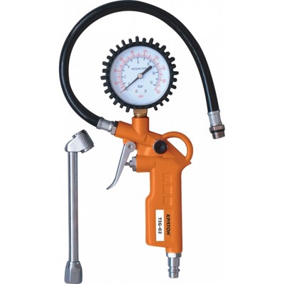 Пистолет «Кратон» TIG-02, для подкачки шин с манометром, 10 атм, 1.4", 0.5 кг