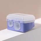 Точилка косметическая, с крышкой, двойная, МИКС - Фото 6