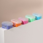 Точилка косметическая, с крышкой, двойная, МИКС - Фото 8