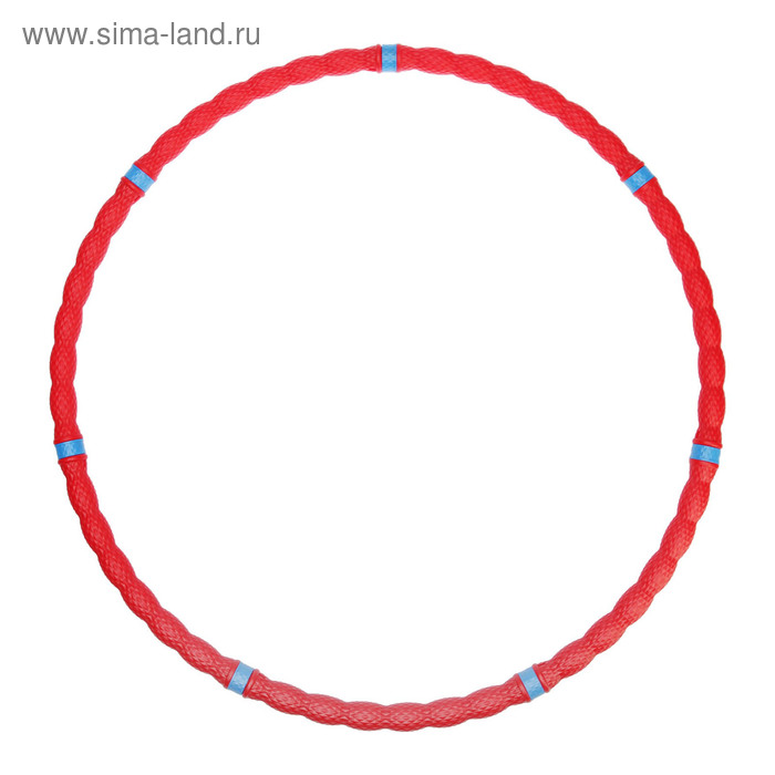 Обруч массажный Leco, d=95 см, толщина 4 см, 800 г, гп133102, цвет красный - Фото 1