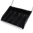 Движок пластиковый для уборки снега, чёрный ковш 600 × 470 мм, металлическая планка, металлическая ручка цвет МИКС - Фото 3