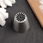 Насадка кондитерская «Гербера», d=3,7 см, выход 2 см, нержавеющая сталь - Фото 3