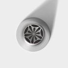 Насадка кондитерская «Тюльпан летний», d=3.7 см, выход 2 см, нержавеющая сталь - Фото 3