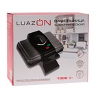 Электровафельница Luazon LT-11, 1000 Вт, тонкие вафли, антипригарное покрытие, черная - Фото 5