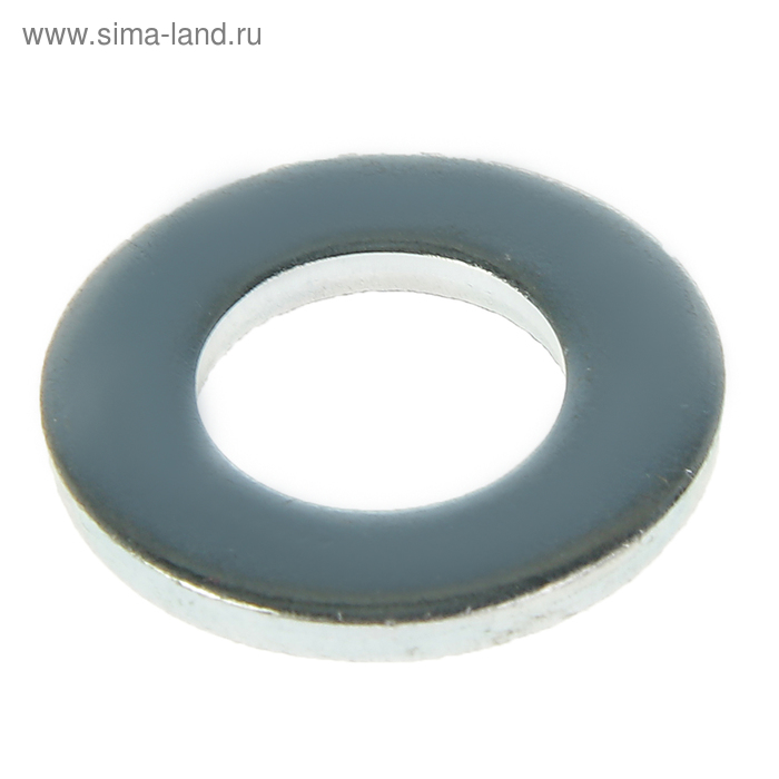 Шайба ТУНДРА, плоская, без фаски, DIN 125, оцинкованная, М10, 5 кг - Фото 1