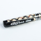 Ручка гелевая, 1.0 мм, чёрная, «Шотландка» - Фото 2