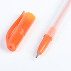 Ручка шариковая, 0.6 мм, стержень синий, МИКС - Фото 3