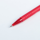 Ручка шариковая, автоматическая, 0.7 мм, стержень красный, корпус красный - Фото 2