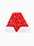 Набор карнавальный «Новогодний»: шапка с золотыми снежинками, варежки, борода, р-р 56-59 2933392