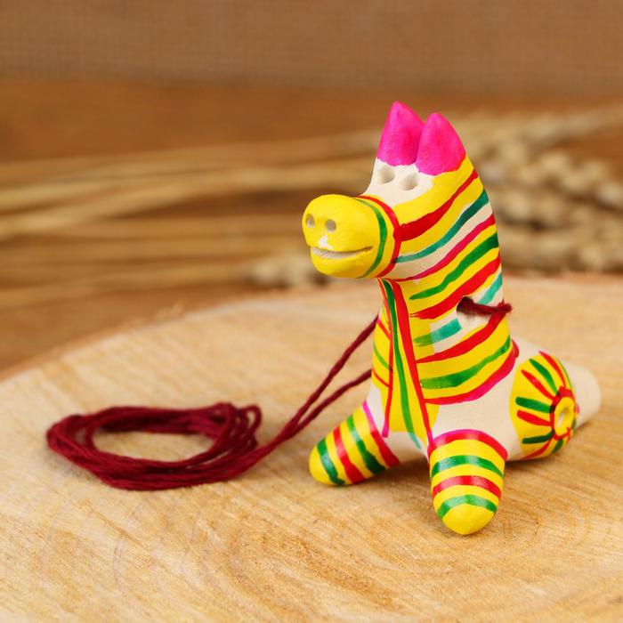 Филимоновская игрушка - свисток «Лошадь» - Фото 1
