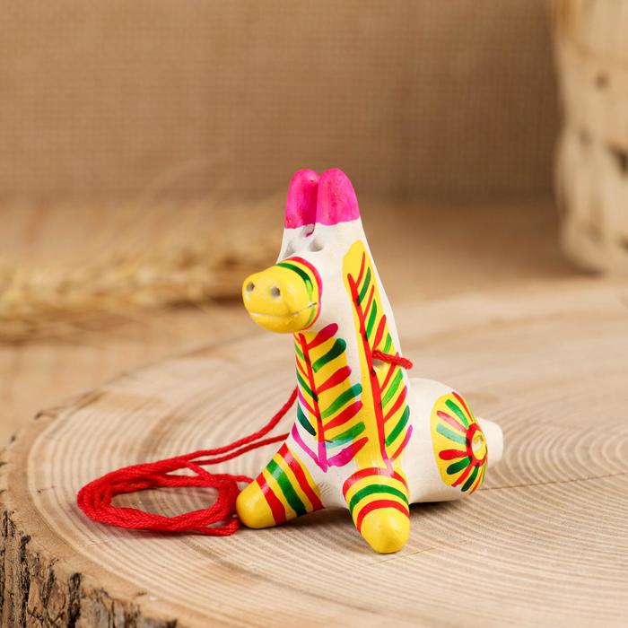 Филимоновская игрушка - свисток «Лошадь» - фото 1898089299