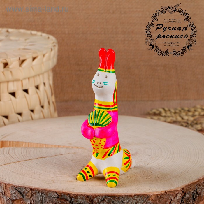 Филимоновская игрушка «Заяц» - Фото 1