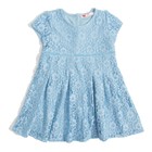 Платье нарядное для девочки, рост 98 см, цвет голубой - Фото 3