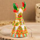 Филимоновская игрушка колокольчик «Олень» - фото 24520582