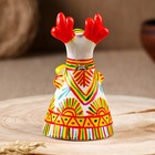 Филимоновская игрушка колокольчик «Олень» - фото 24520572