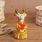 Филимоновская игрушка колокольчик «Олень» - фото 24520574