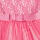 Платье нарядное для девочки, рост 122 см, цвет розовый CAK 61681 - Фото 4