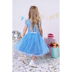 Платье нарядное для девочки, рост 116 см, цвет голубой CAK 61681 - Фото 2