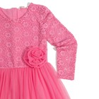 Платье нарядное для девочки, рост 116 см, цвет розовый - Фото 4