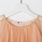 Платье нарядное для девочки, рост 152 см, цвет персиковый - Фото 2