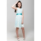 Платье нарядное для девочки, рост 152 см, цвет экрю CAJ 61687 - Фото 1