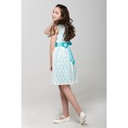 Платье нарядное для девочки, рост 152 см, цвет экрю CAJ 61687 - Фото 2