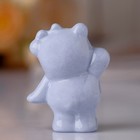 Сувенир керамика "Голубой медвежонок с сердечками" 6х3х4,5 см - Фото 3