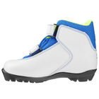 Ботинки лыжные TREK Snowrock NNN ИК, цвет белый, лого синий, размер 34 - Фото 3