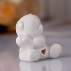 Сувенир керамика "Белый медвежонок с бутылочкой" 5,5х5,5х4,5 см - Фото 2