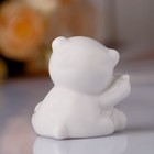 Сувенир керамика "Белый медвежонок с бутылочкой" 5,5х5,5х4,5 см - Фото 3