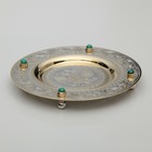 Подарочный набор чайный «ГЕРБ РФ», подстаканник, блюдце, ложка - Фото 7