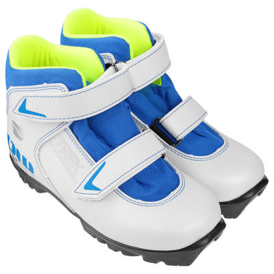 Ботинки лыжные TREK Snowrock, NNN, р. 37, искусственная кожа, белые