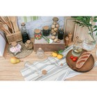 Баночка для специй Доляна «Парфе», 120 мл, 7×7 см, с пробковой крышкой, стекло, прозрачная - Фото 3