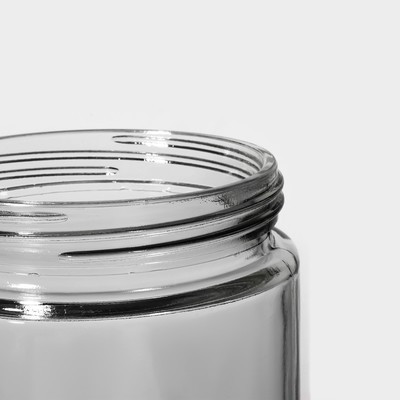 Банка для хранения сыпучих продуктов «Бомонд», 2 л, 11×27 см, с металлической крышкой, стекло, прозрачная