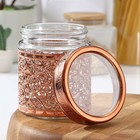 Банка стеклянная для сыпучих продуктов «Царевич», 650 мл, 10×12,5 см, цвет бронзовый - фото 24563148