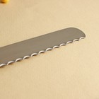 Нож для бисквита, крупные зубчики, ручка пластик, рабочая поверхность 30 см, толщина лезвия 1,8 мм - Фото 3