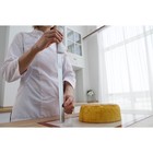 Нож для бисквита, мелкие зубчики, ручка пластик, рабочая поверхность 29.5 см, толщина лезвия 1.9 мм, цвет белый - Фото 5