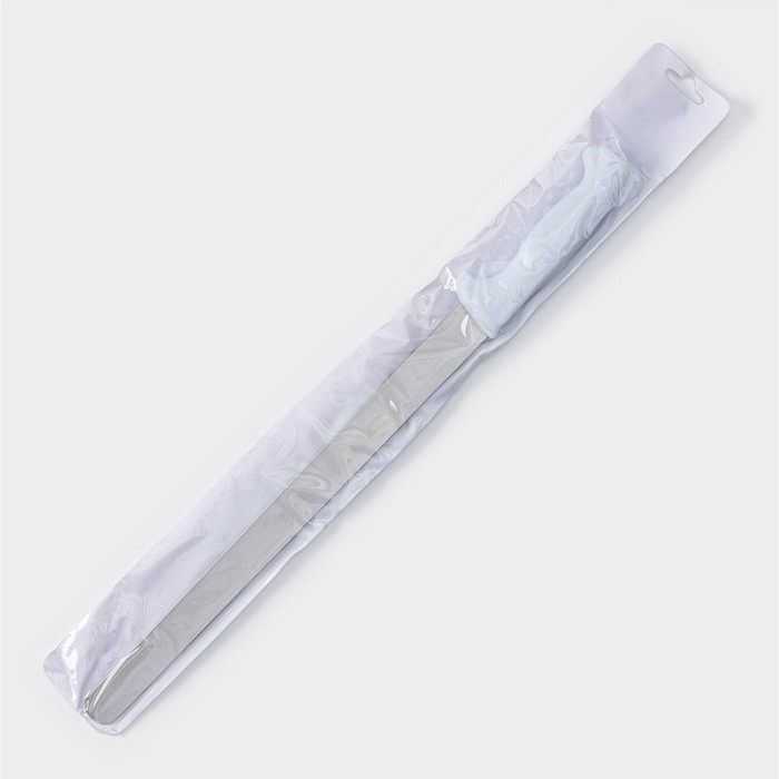 Нож для бисквита, ровный край, ручка пластик, рабочая поверхность 30 см ("12"), толщина лезвия 2 мм - фото 1886270054