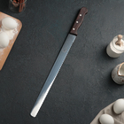 Нож для бисквита крупные зубцы, рабочая поверхность 35 см - Фото 1