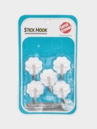 Крючки самоклеящиеся Доляна «Клевер», 5 шт., белые - Фото 8