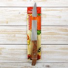 Нож для мяса и стейков Доляна «Мастак», лезвие 19 см, цвет коричневый - Фото 5