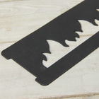 Силиконовая форма кондитерская-трафарет для шоколада 78,5х8,5 см «Пламя», цвет чёрный - Фото 2