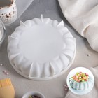 Форма силиконовая для муссовых десертов и выпечки Доляна «Муссиль», 19×4,7 см, цвет белый - Фото 1