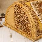 Хлебница «Вьюнок», 26х21х15 см, береста - Фото 4