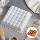 Форма для муссовых десертов и выпечки Доляна «Ягодная очередь», силикон, 21×6 см, цвет белый - Фото 1